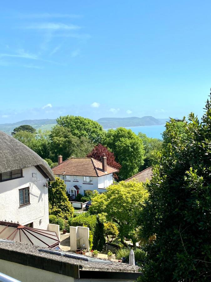 One Of The Best Properties In Lyme! Breathtaking Views Across The Whole Bay. 3 Stories With 2 Tier Veranda Around The Property. Sleeps 6 Lyme Regis Exterior photo