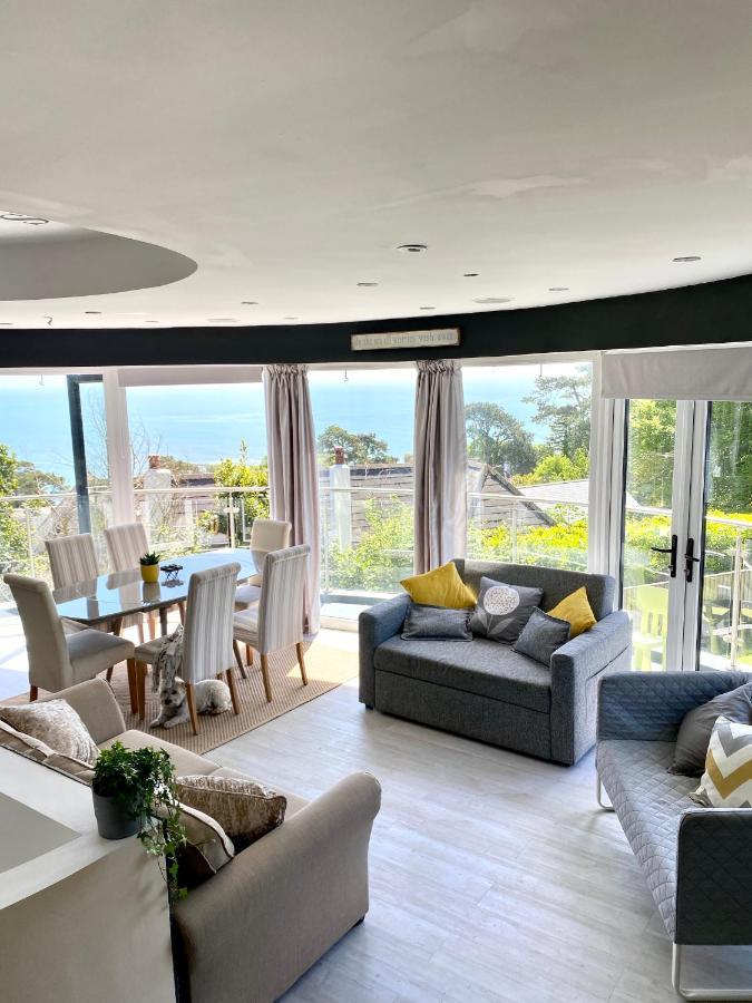 One Of The Best Properties In Lyme! Breathtaking Views Across The Whole Bay. 3 Stories With 2 Tier Veranda Around The Property. Sleeps 6 Lyme Regis Exterior photo